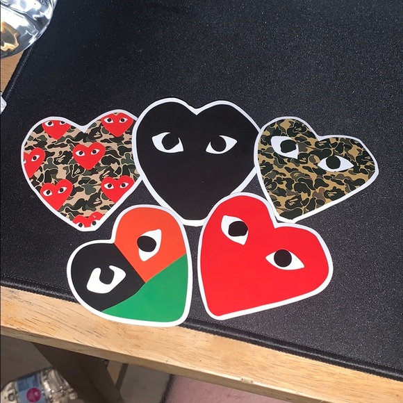 comme des garcons sticker pack
